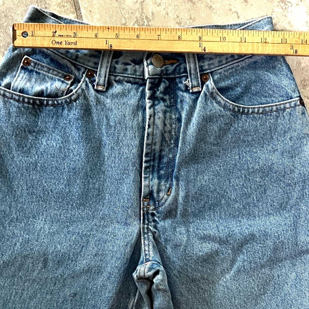 Gap Medium Wash Vintage Mom Jeans 👖 Tapered Ankle Length High Rise Excellent - Picture 8 of 10